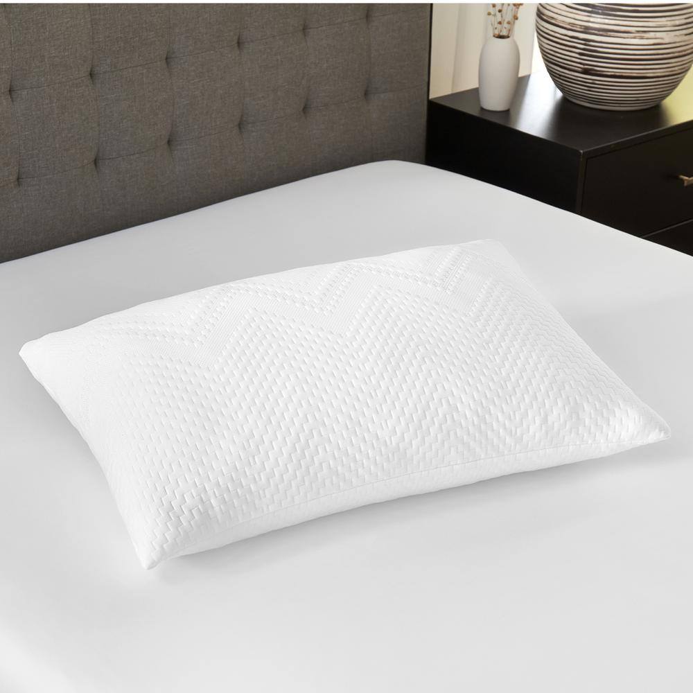 BODIPEDIC Custom Comfort Memory Foam Cluster Jumbo Bed Pillow