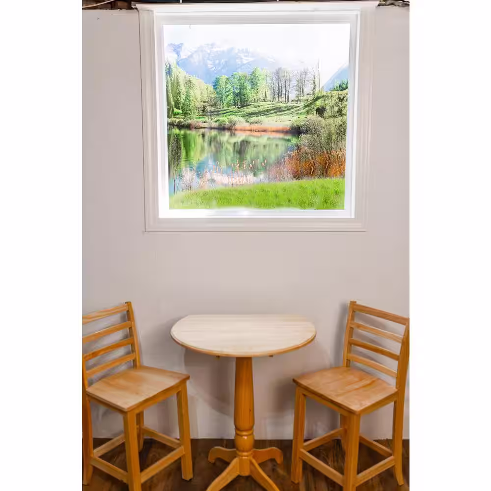 Biggies Brick View - Weather Proof Scene for Window Wells or Wall Mural - 120 in. x 60 in.