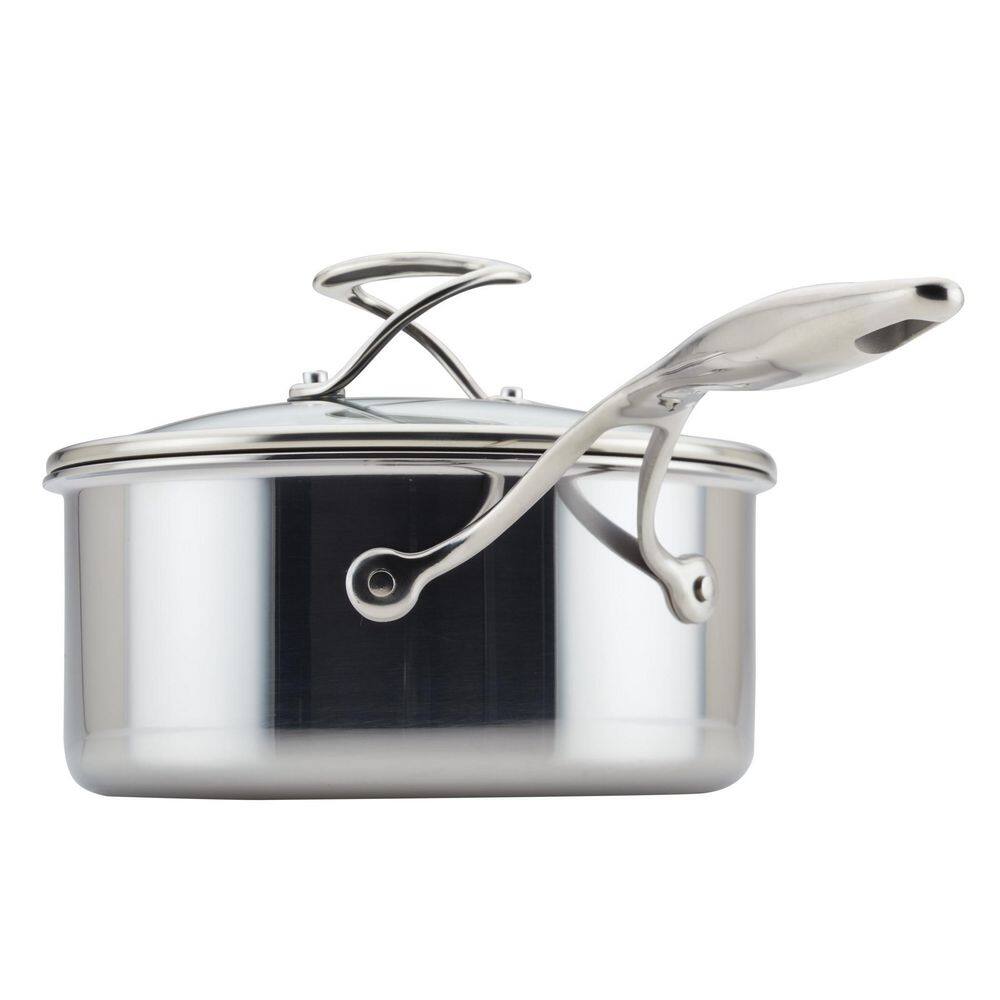 Circulon 11-Piece Stainless Steel Nonstick Cookware Set SteelShield Clad  in Silver