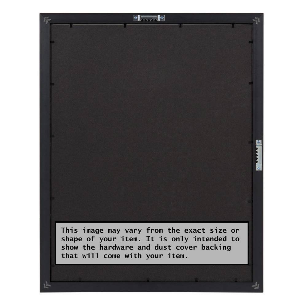 Amanti Art Opening Size 24 in. x 36 in. Regal Birch Cream Picture Frame